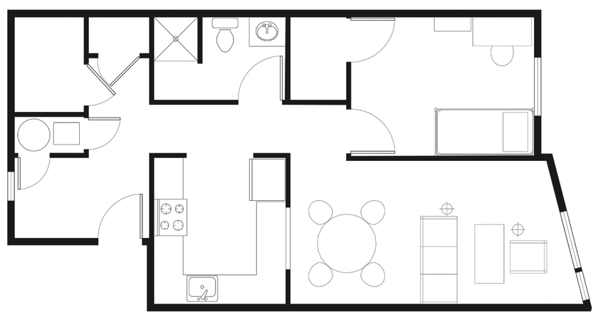 Image of One-Bedroom Apartment