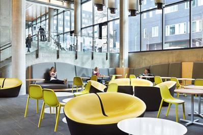 Students Enjoying lunch at Local Point