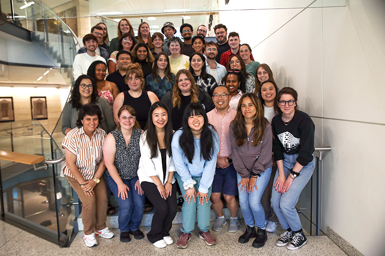 Group photo of the Residential Life team.