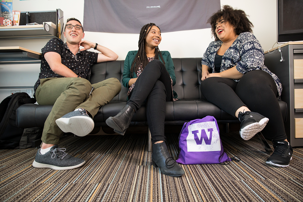 Students in Terry Res Hall