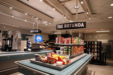 The Rotunda in Magnuson Health Sciences Center Check Out Lane