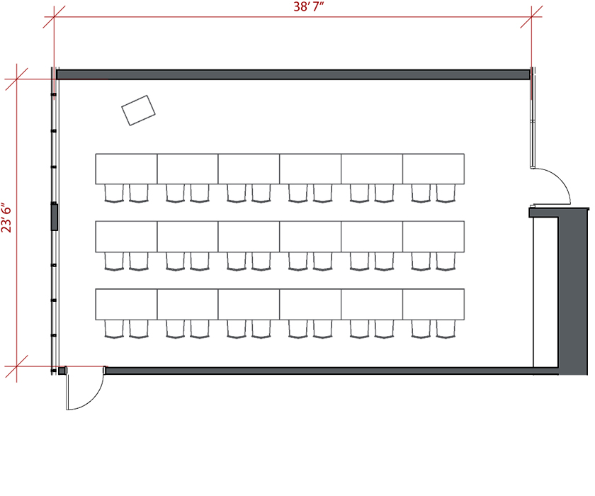 Image of Spratlen Hall 311, Room Set "Standard"