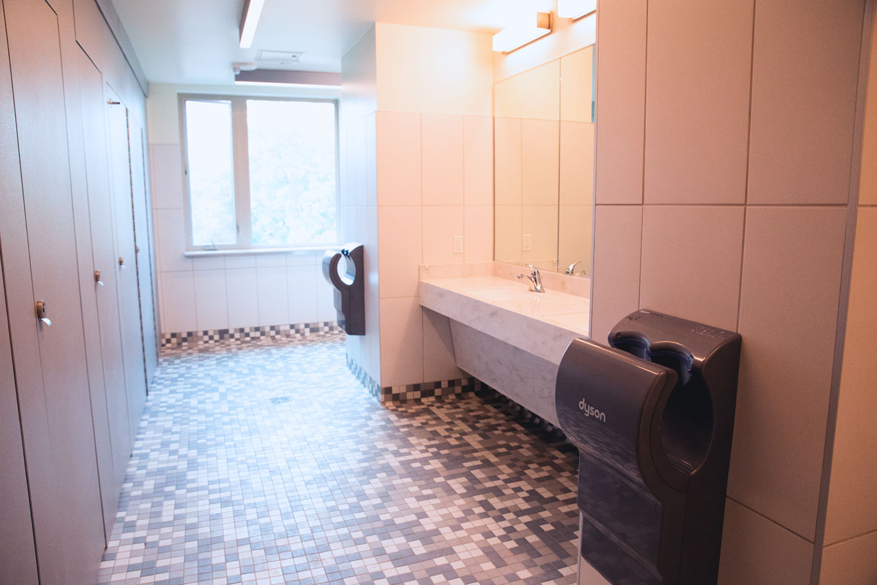 All-gender bathroom in Spratlen Hall
