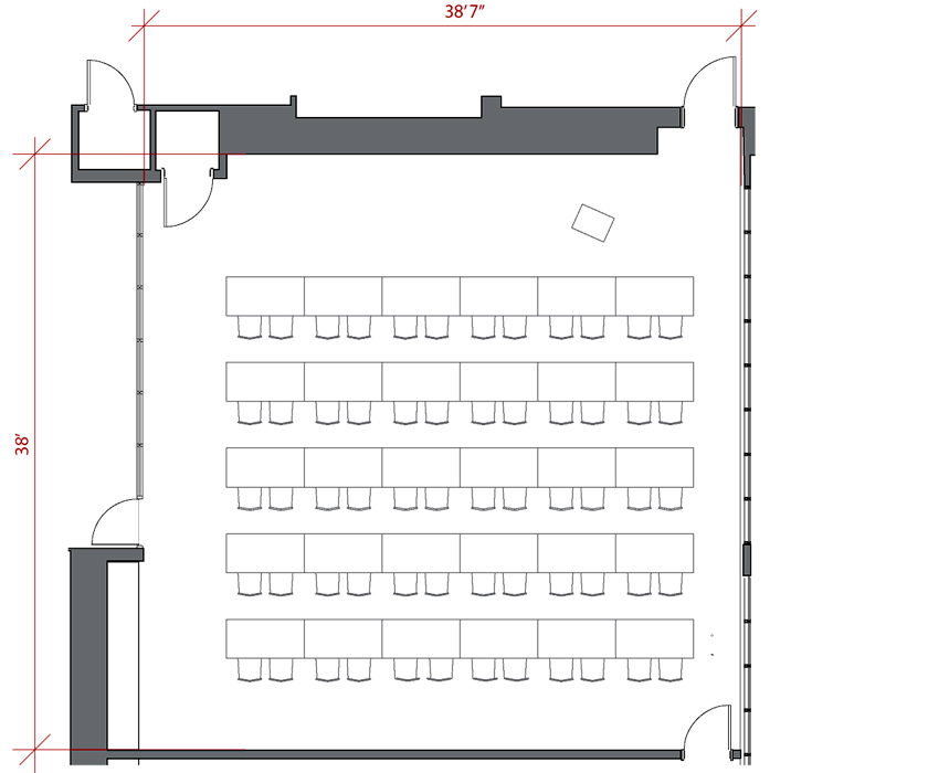 Image of Spratlen Hall 313, Room Set "Standard"