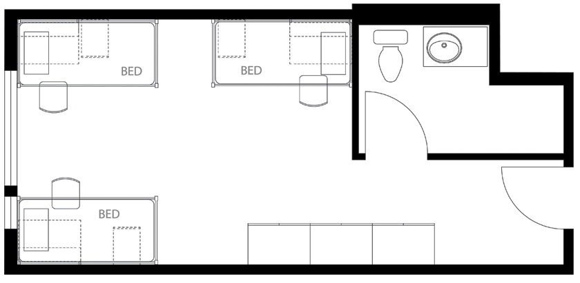 Image of Triple room, private bath