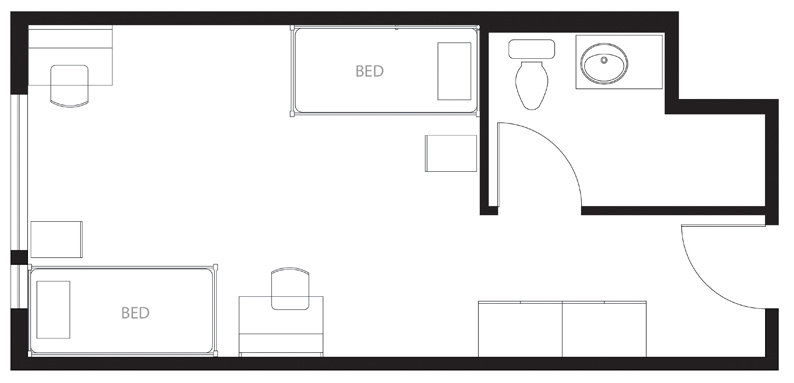 Layout image of Double with private bath