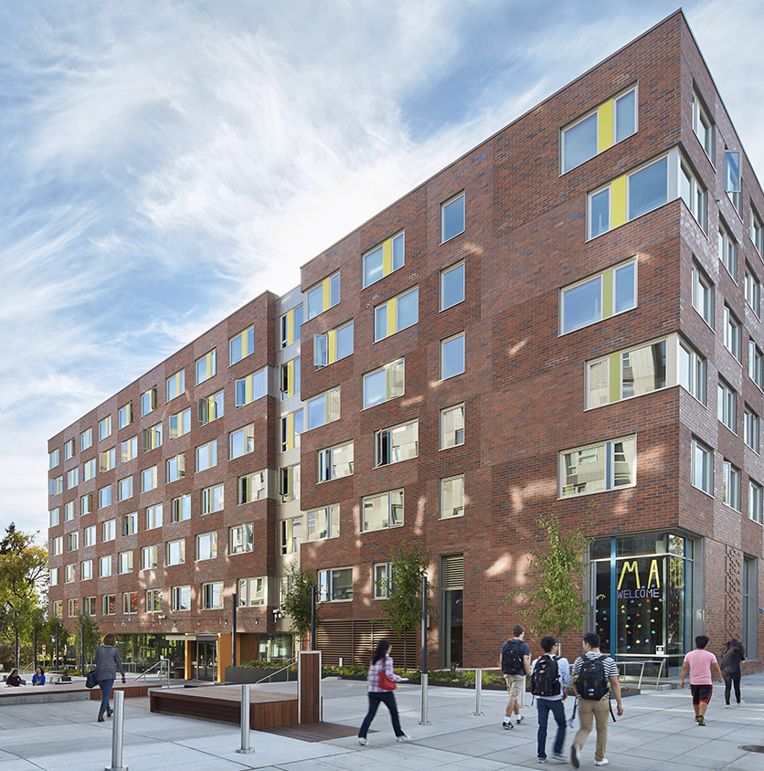 Maple Hall exterior decorative