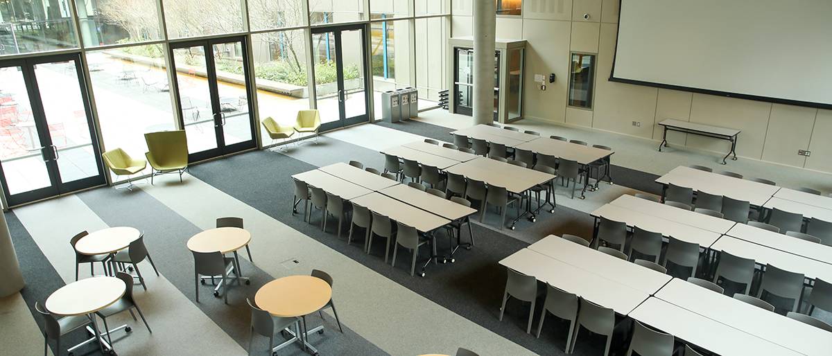 Maple Hall from the upper balcony